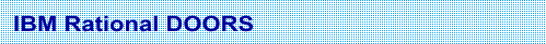 IBM Rational DOORS